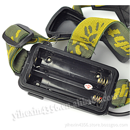 2016 Hot Sell OEM ODM Headlamp LED Light Factory 18650 Battery Outdoor Sport LED Headlamp